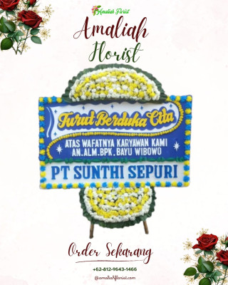Papan Bunga Duka di Rowo